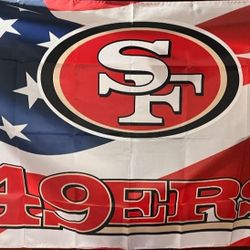 49ers USA Flag 5ftx3ft $20 Firm On Price 