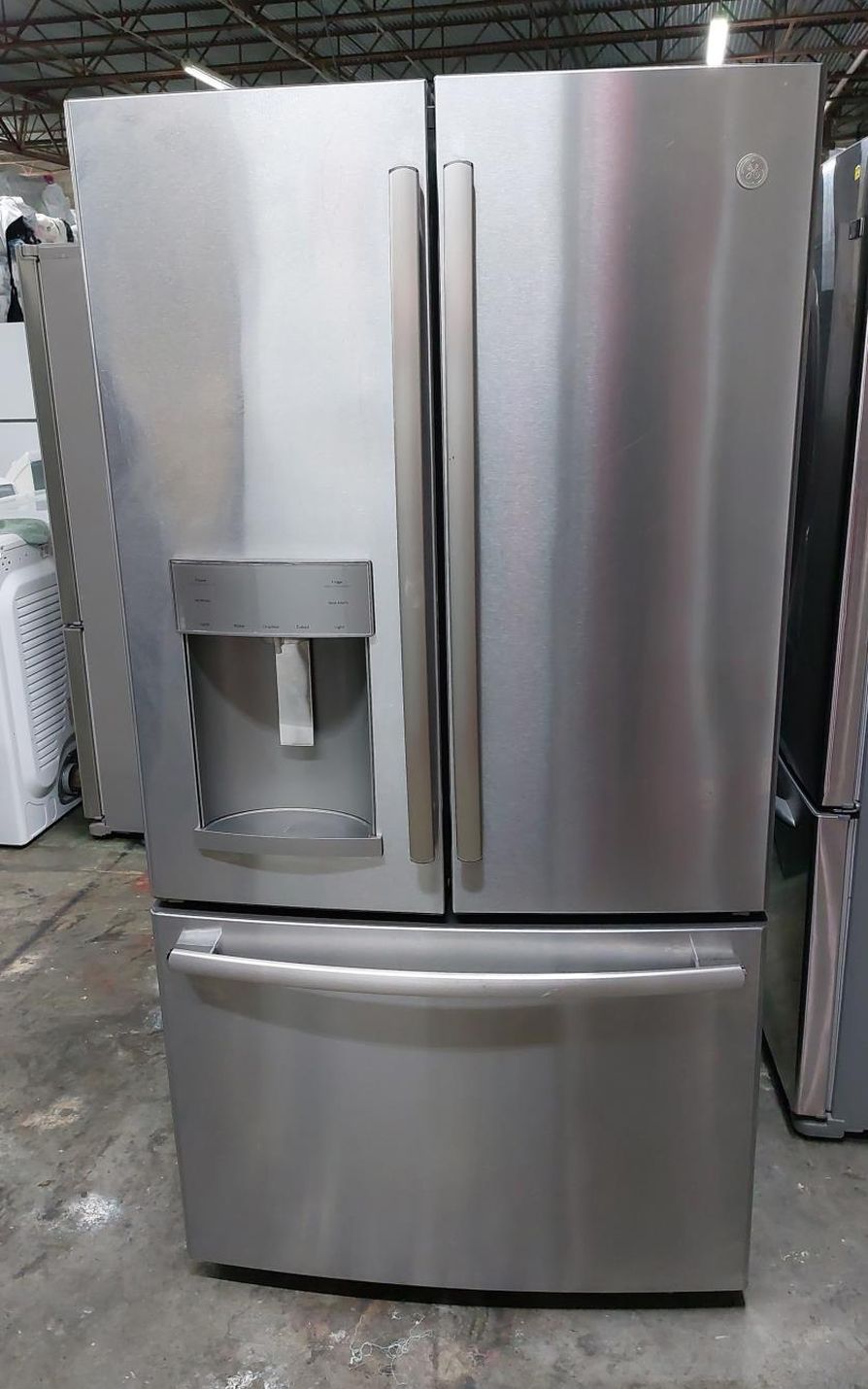 GE Energy Star 3-Door Fridge with Water Dispenser