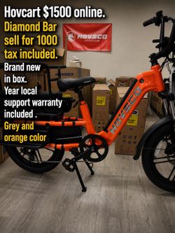 HOVCart sale in HOVSCO diamond bar family ebike - cargo elektric bike