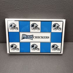 Carolina Panthers NFL Checkers Game - Brand New Sealed