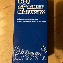 Kids Against Maturity Card Game 