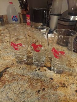 Vintage Red Lobster glasses