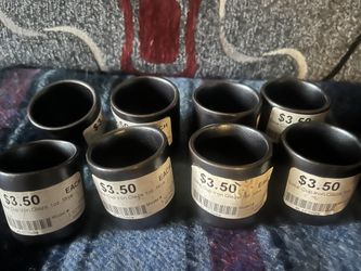 8 Sake Cups Iron Gaze Miya