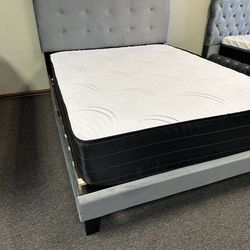 NEW QUEEN AND KING SIZE BED WITH MATTRESS AND FREE DELIVERY