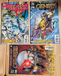 DC Comics Genesis Issues #1, #2, #3