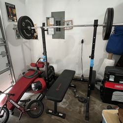 Weight Bench W/ Weights 