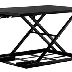 Standing desk convertible top