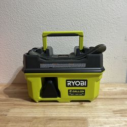 Ryobi 18V 3 Gallon Wet And Dry Vacuum Tool Only 