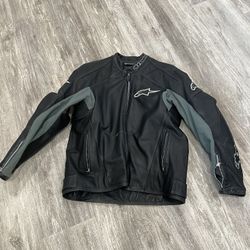 Alpine Stars Leather Moto Jacket