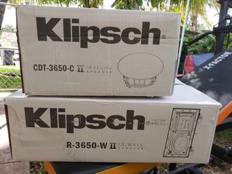 Klipsch wall and ceiling speakers