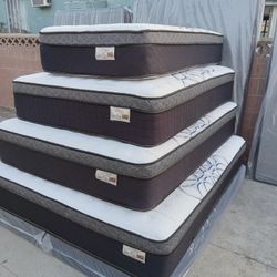 🔷️Factory Mattress 🔷️Pillow Top 12" Thick 🔷️twin$145 🔷️full$180🔷️queen $199🔷️King $320
