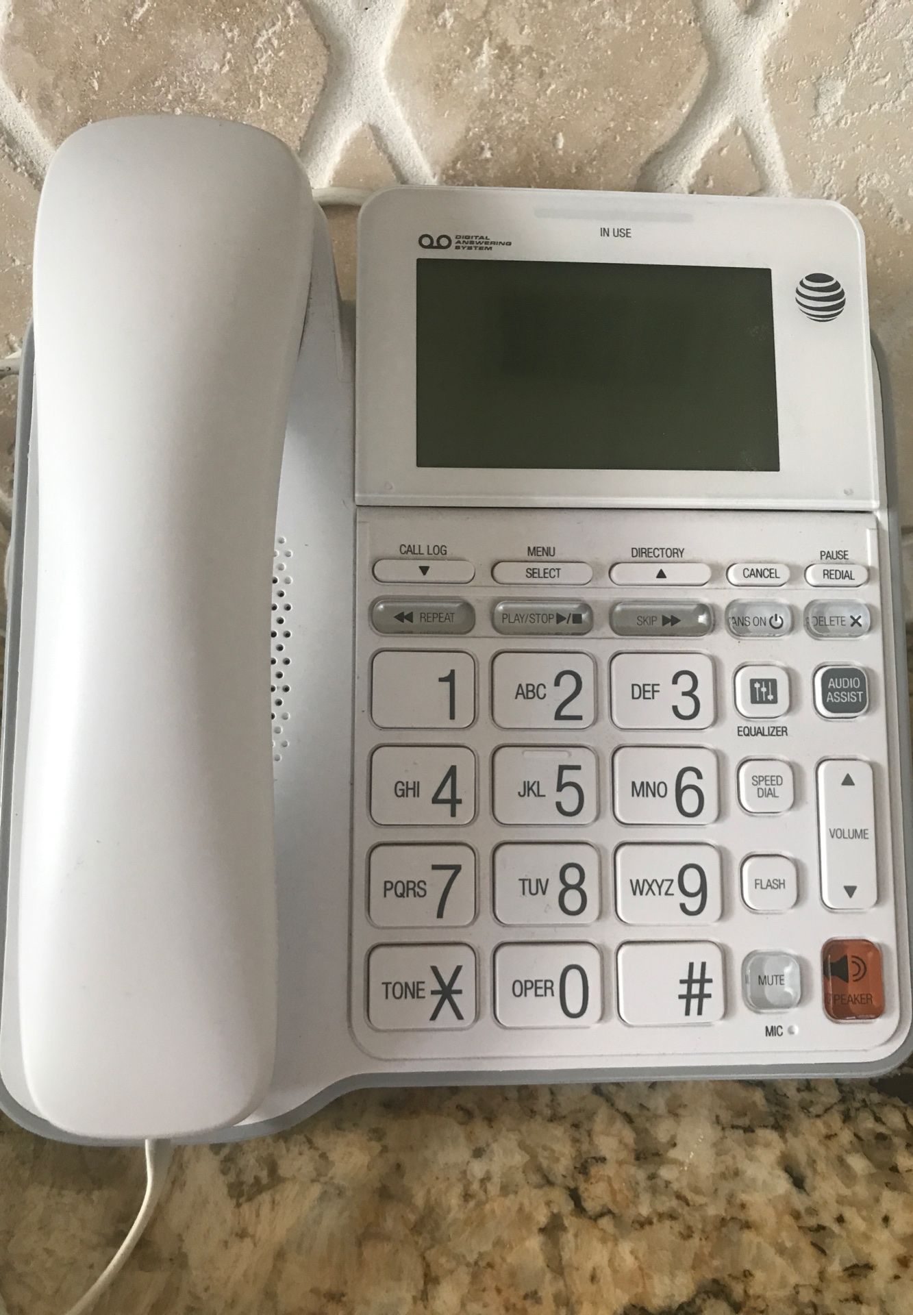 AT&T Corded Answering Phone System