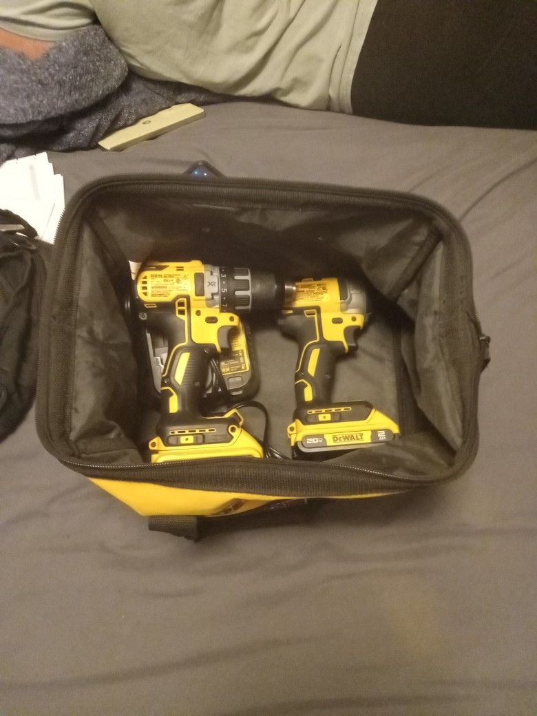 Drill. Impact Drill. Charger And Bag