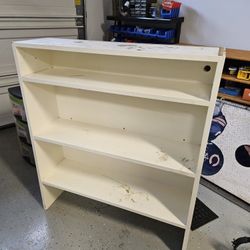White Bookcase Qty 2
