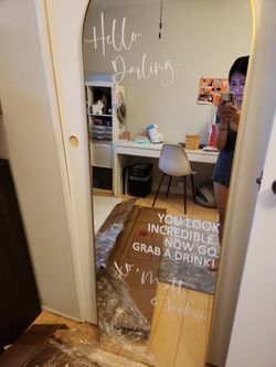 Hello Darling Vinyl For Mirror
