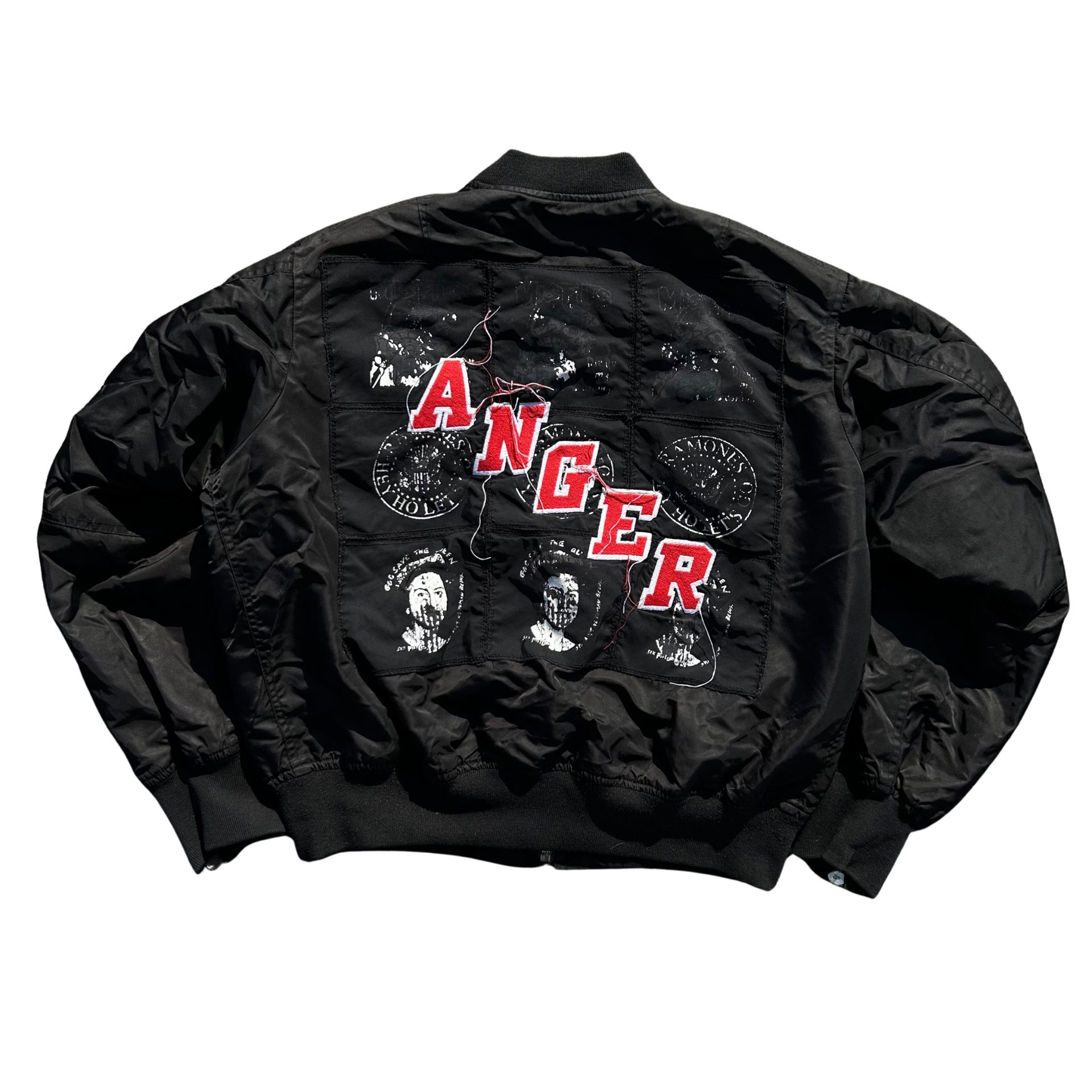 Mr Completely Anger Bomber Jacket Size Medium RARE