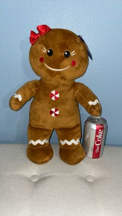 New! Build A Bear  15” Gingerbread Girl Buddy Christmas 🎄 Gift 🎁 Decoration 