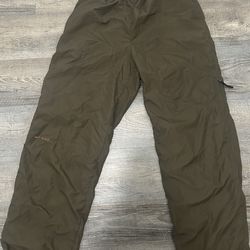 Vintage Brown Nike Track Pants (Size L)