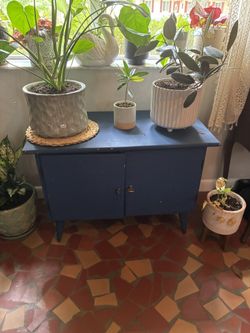 Blue Vintage Cabinet