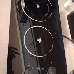 110v Electric cook top two burner electric stove, twelve inch knock control countertop in built in ceramic cook top nine.Heat settings
