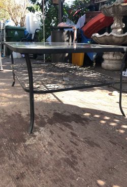 Glass table
