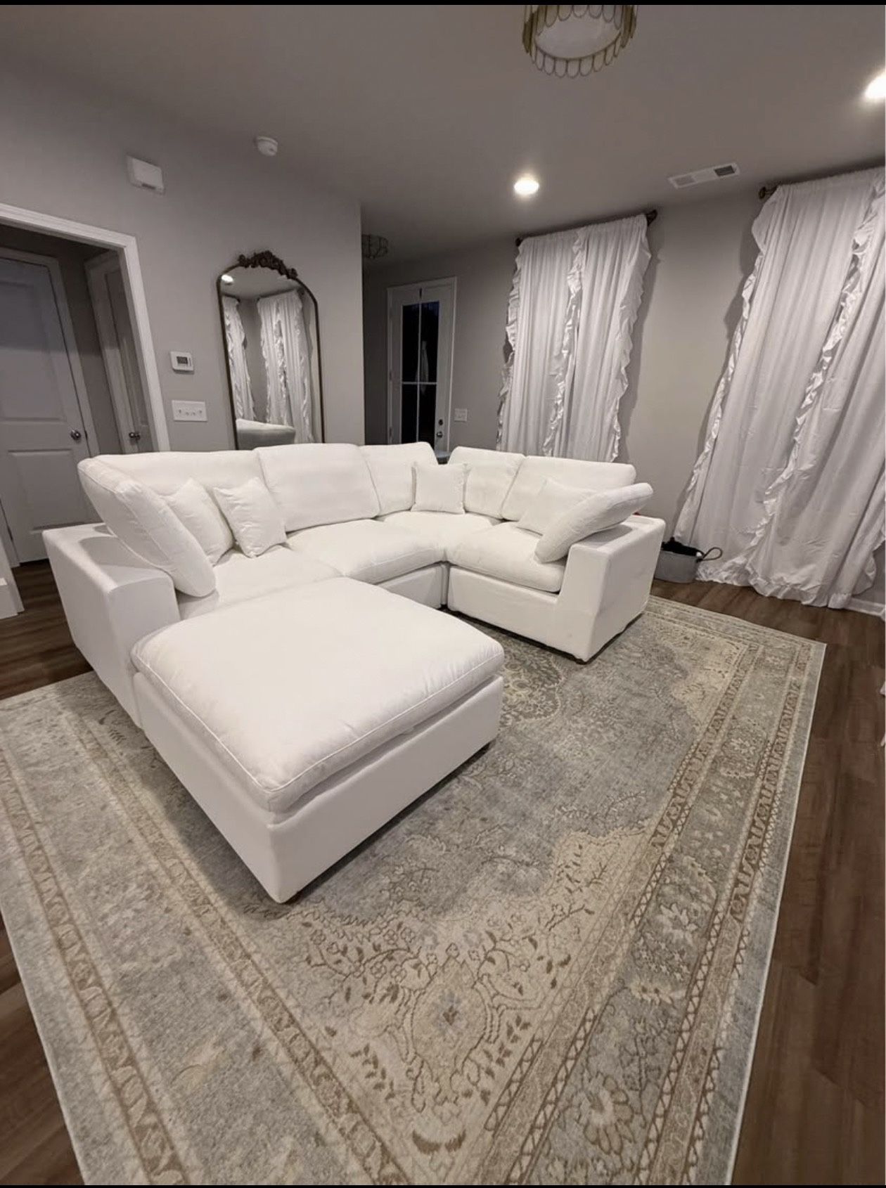 MODULAR 5 Piece Cloud Sectional ππβοΈβοΈ