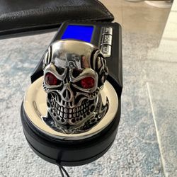 Scull ring With Red Diamonds 