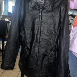 lucky leather co jacket 