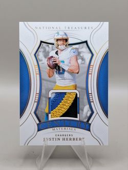 2024 National Treasures Justin Herbert Gold /10 Patch