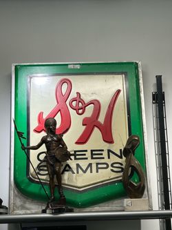 S&H Green Stamps Sign