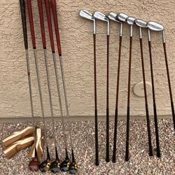 VINTAGE WALTER HAGEN TOM-BOY SET 2 THRU 9 IRON MODEL 305 Golf Clubs!