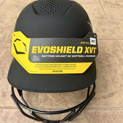 Brand New Evoshield Batting Helmet XVT w/Facemask for Fastpitch Softball