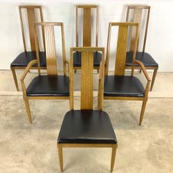 6 MCM Tomlinson "Sophisticate" Line Dining Chairs