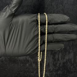 10k Gold ROPE CHAIN 