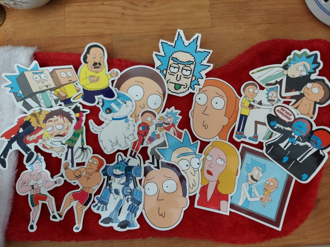 Rick And Morty Sticker Set
