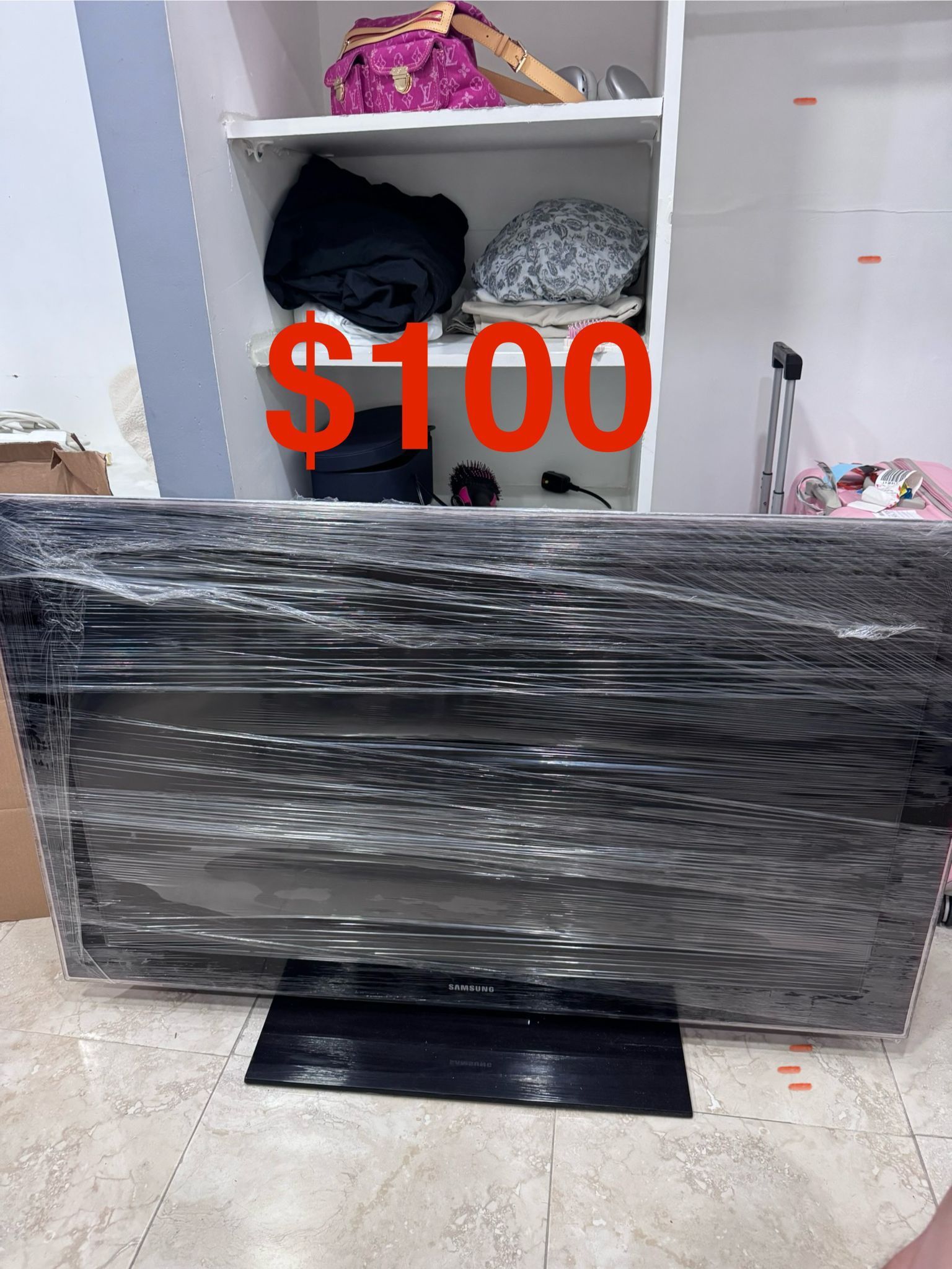 55” Samsung Tv Wrapped And Ready To Go