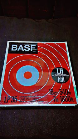Sealed Vintage BASF LPR 35 1/4" Reel-to-Reel Recording Tape (7-Inch)