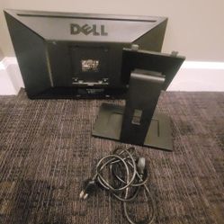 Dell Flat Computer Monitor Scrn With Stand 20" ALL Details In Photos 