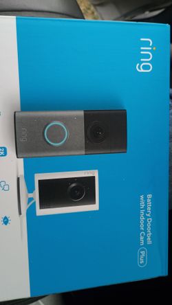 Ring battery doorbell with indoor cam