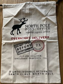 Personalized Santa sacks