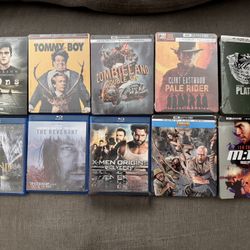 Blu-ray and New 4k steelbooks For Sale