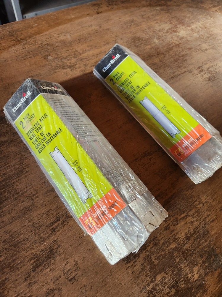 Char-Broil Universal Stainless Steel Heat Tent 2 Pack for Tube or Bar Burners