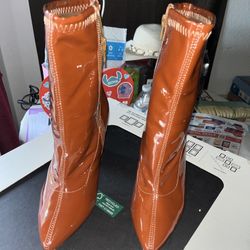 Ankle Boots With Block Heel 