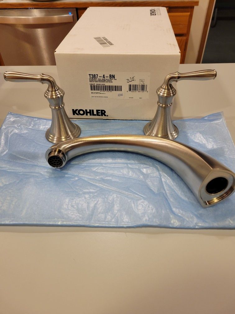 Kohler Devonshire Brushed Nickel Deck Mount Bath Faucet