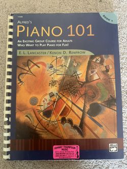 Alfred’s Piano 101 Lesson Book