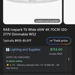 Light Cloud Rab Led For Garage