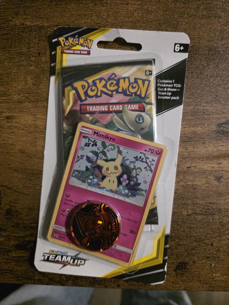 Pokémon Team Up Mimikyu Checklane Blister Pack