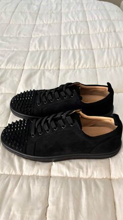 Christian Louboutin Spiked Sneakers Black Size 10