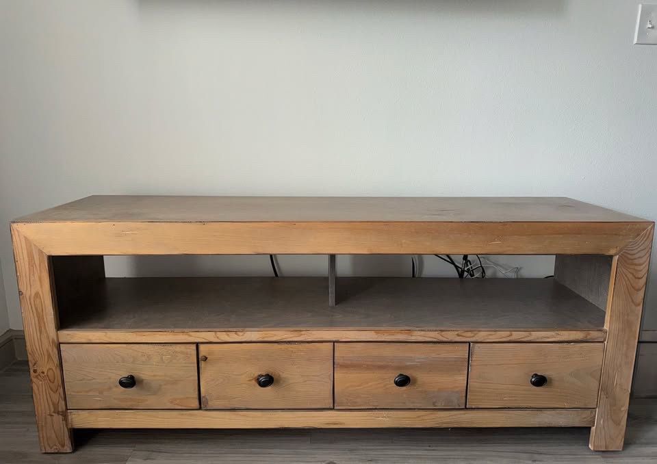 Wood TV Stand