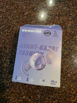 Brand new QPJ Open Wear Stereo OWS T2 Bluetooth Earbuds